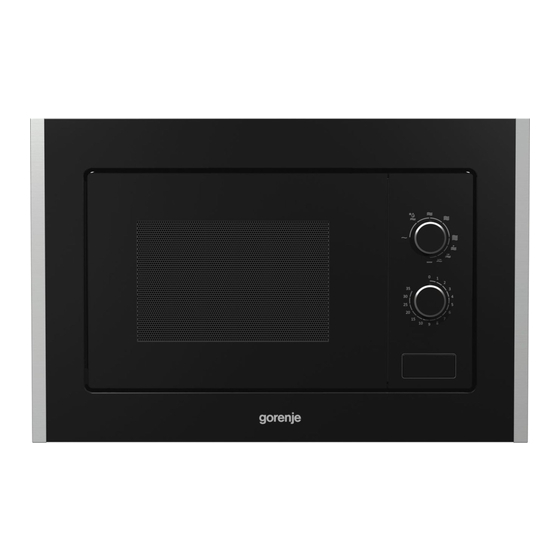 Care Of Your Microwave Oven Gorenje BM171E2XG Bedienungsanleitung