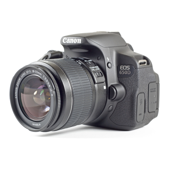 Canon EOS 650D Bedienungsanleitung