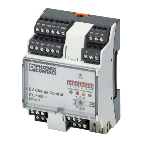 Phoenix Contact EV Charge Control Anwenderhandbuch