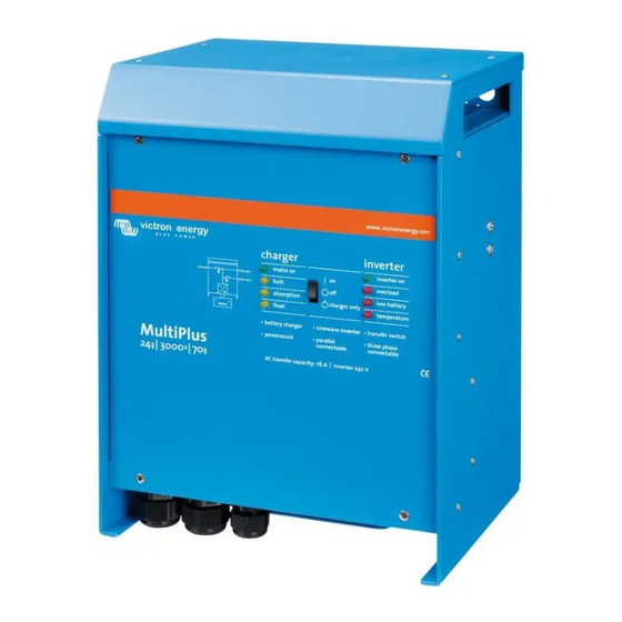 Victron energy MultiPlus 24/5000/120-100 230V Anleitung