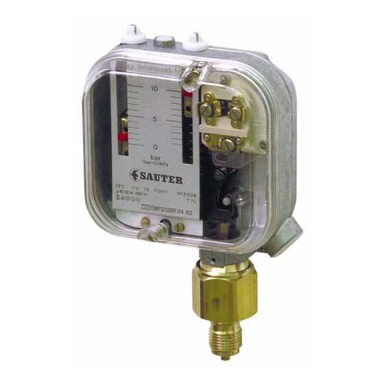 Sauter DFC 17B Serie Installationsanweisung
