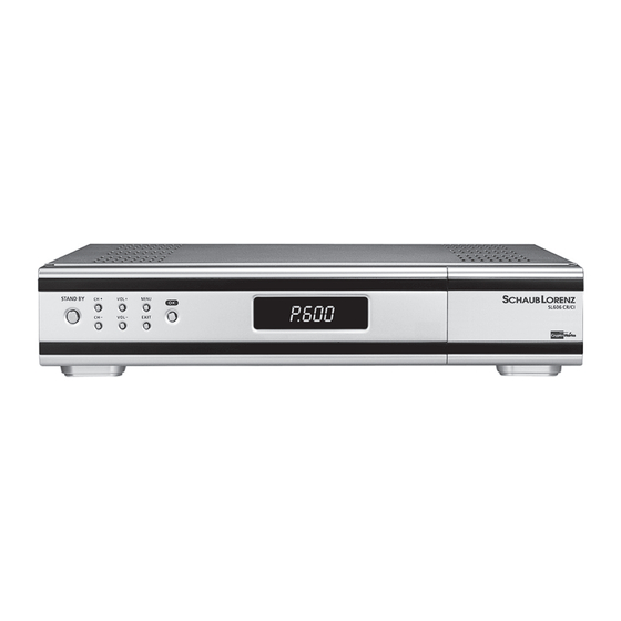 Schaub Lorenz SL606 CI SAT Bedienungsanleitung