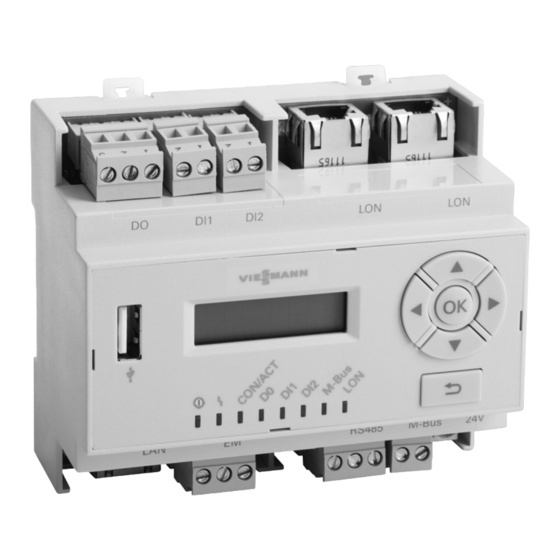 Viessmann VITOCOM 300 Typ LAN3 Bedienungsanleitung Für Den Anlagenbetreiber