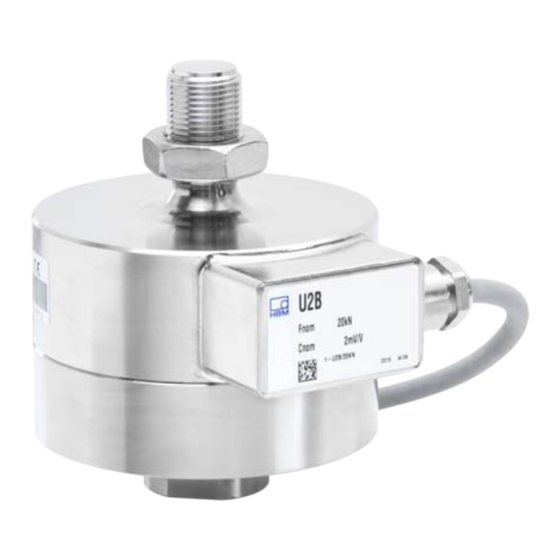 HBM U2B serie Montageanleitung