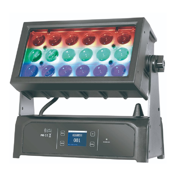 thomann Ignition Co6z LED Zoom Flood Bedienungsanleitung