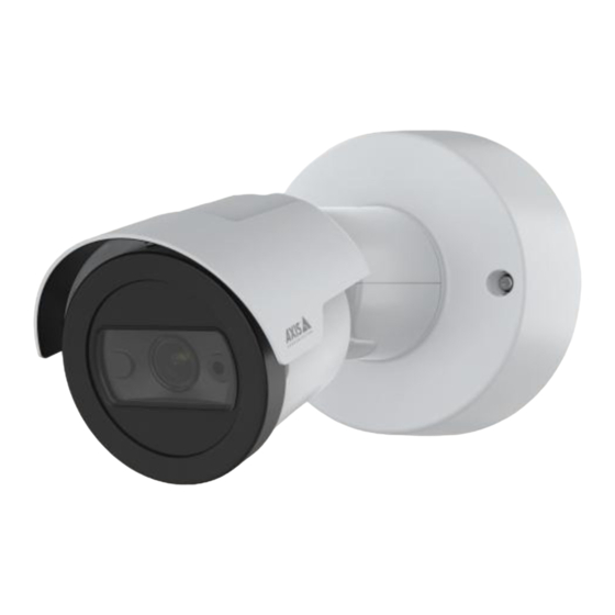 Axis M20 Bullet Camera Serie Benutzerhandbuch