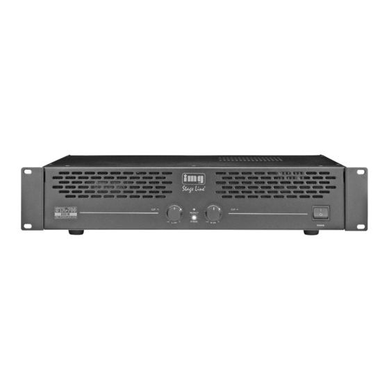 IMG STAGE LINE STA-700 Bedienungsanleitung