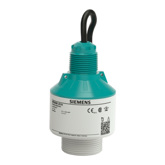 Siemens SITRANS L Serie Betriebsanleitung