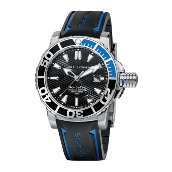 Carl F. Bucherer PATRAVI SCUBATEC Bedienungsanleitung