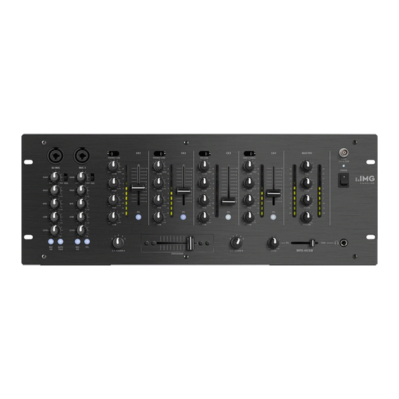 Stageline MPX-44 Bedienungsanleitung