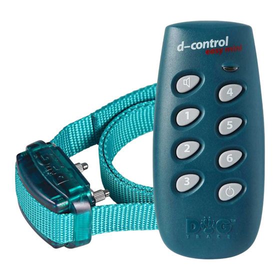 Dog trace d–control easy mini Gebrauchsanweisung