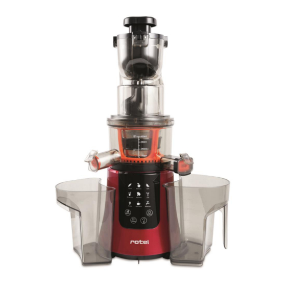 Rotel SLOW JUICER 4292CH Gebrauchsanweisung