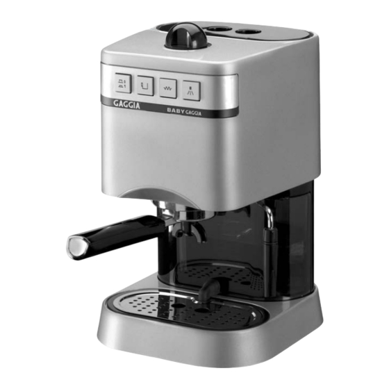 Gaggia BABY Gebrauchsanweisung