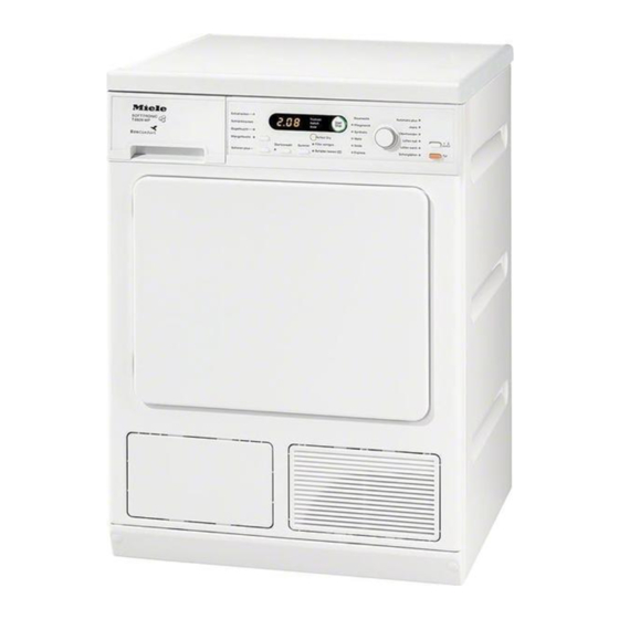Miele T 8826 WP Gebrauchsanweisung