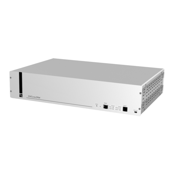 Guntermann & Drunck DVICenter DP64 Installationsanleitung