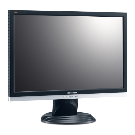 ViewSonic VA2016w Bedienungsanleitung