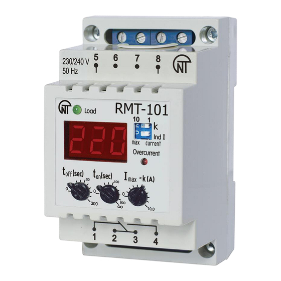 Novatek-electro RMT-101 Bedienungsanleitung/Datenblatt