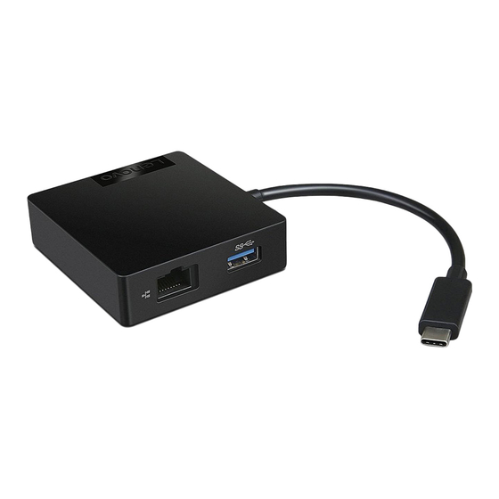 Lenovo USB-C Travel Hub Handbuch
