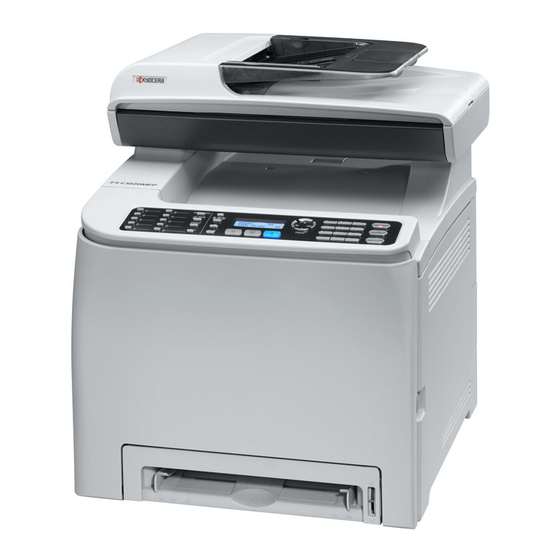 Kyocera FS-C1020MFP Kurzanleitung Zur Installation