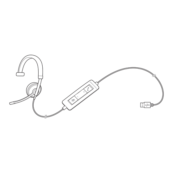 Plantronics Blackwire C510- M Bedienungsanleitung