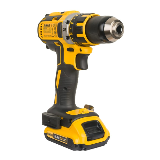 DeWalt XR LI-ION DCD732 Bersetzt Von Den Originalanweisungen