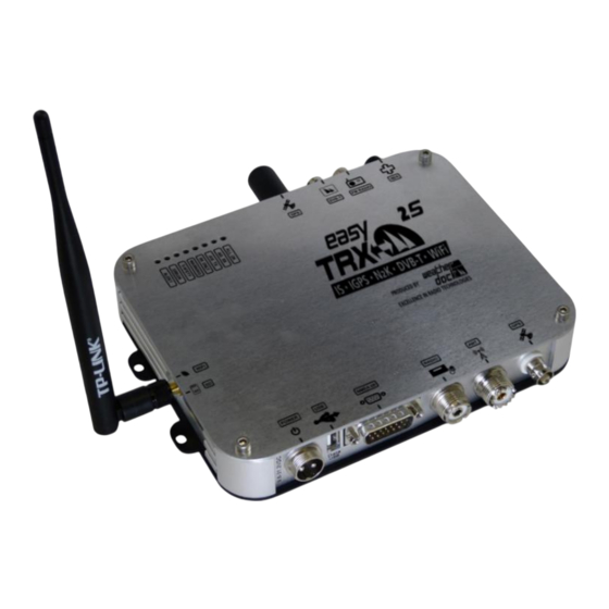 Weatherdock easyTRX2S Serie Handbuch