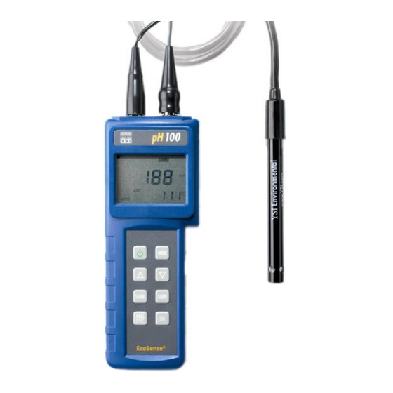 Ecosense pH100 Handbuch