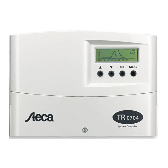 Steca TR 0704 Montageanleitung Und Bedienungsanleitung