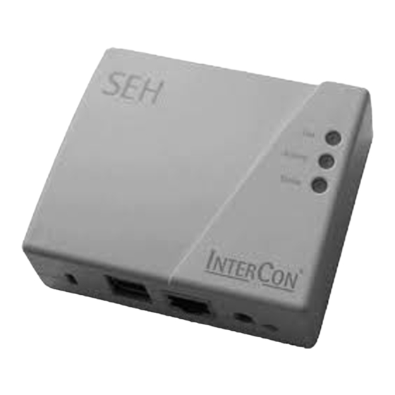 SEH IC103 Hardwareinstallationshandbuch