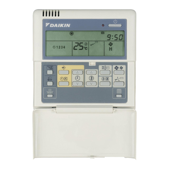 Daikin BRC1D528 Installationsanleitung