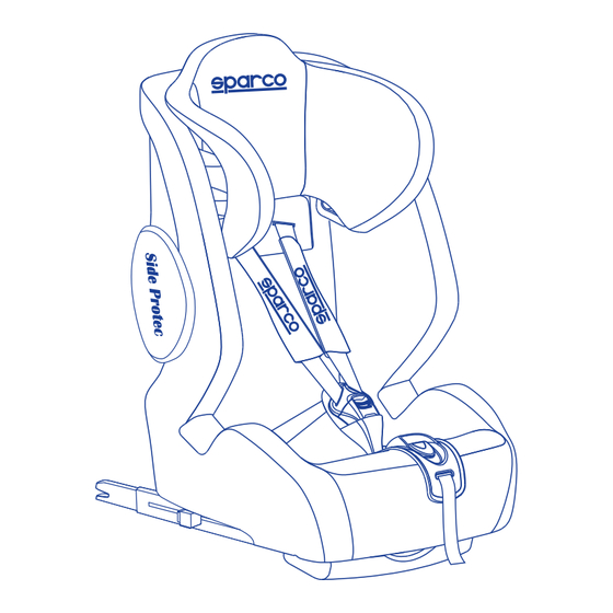 Sparco Corsa SPC F1000KI Bedienungsanleitung