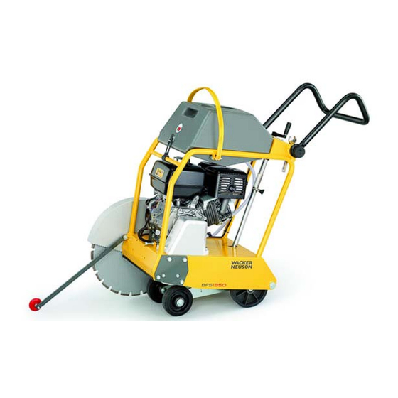 Wacker Neuson BFS 735A Betriebsanleitung