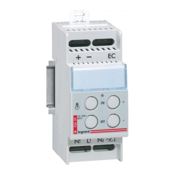 LEGRAND Lexic 036 59 Handbuch