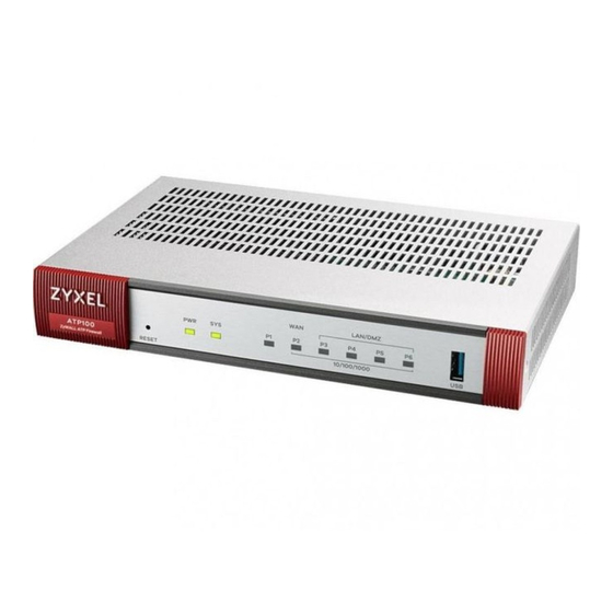 ZyXEL ZyWALL ATP100 Kurzanleitung
