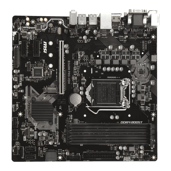 MSI B360M PRO-VDH Handbücher