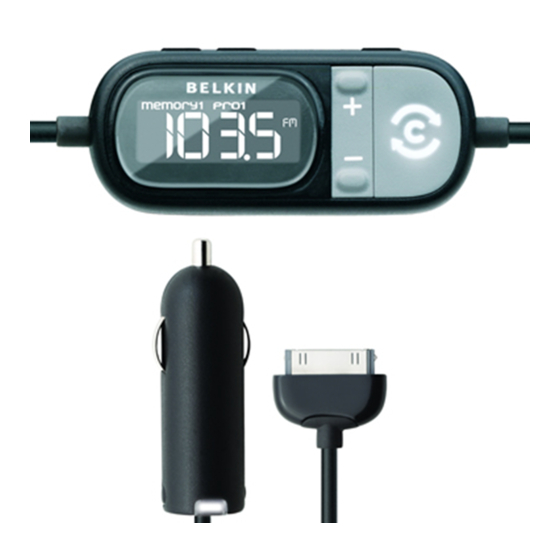Belkin TuneCast Bedienungsanleitung