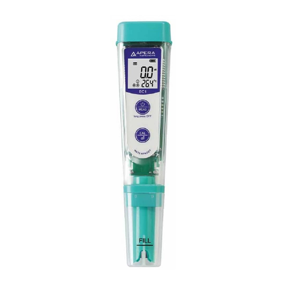 APERA INSTRUMENTS EC1 Bedienungsanleitung