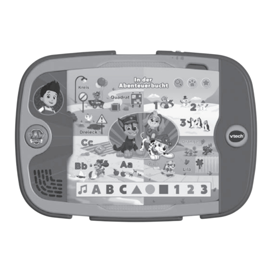 VTech PAW Patrol RYDERS LERN-PUP-PAD Bedienungsanleitung