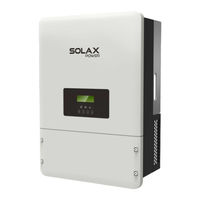 SolaX Power X3-Hybrid-6.0-N-E Benutzerhandbuch