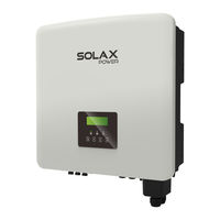 Solax Power X3-Hybrid-Serie Benutzerhandbuch