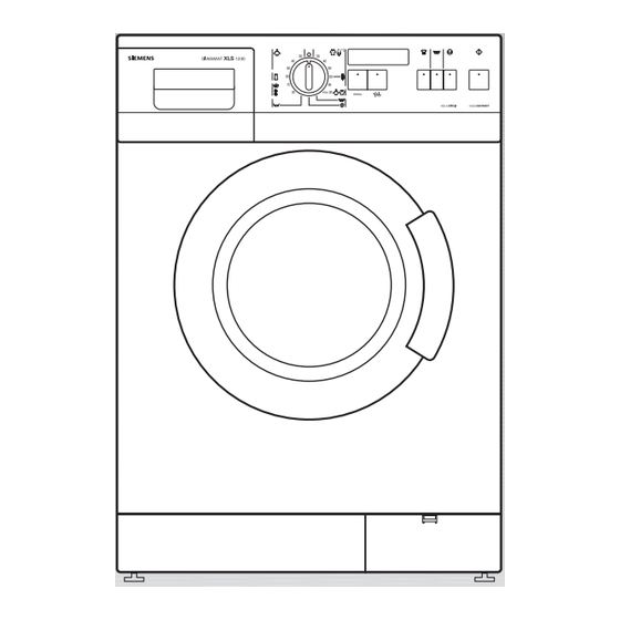Siemens Siwamat XLS 1230 Gebrauchsanleitung