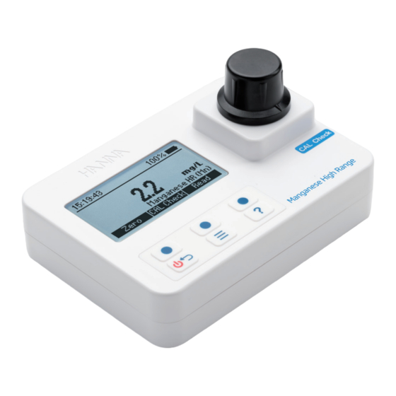 Hanna Instruments HI97709 Handbücher