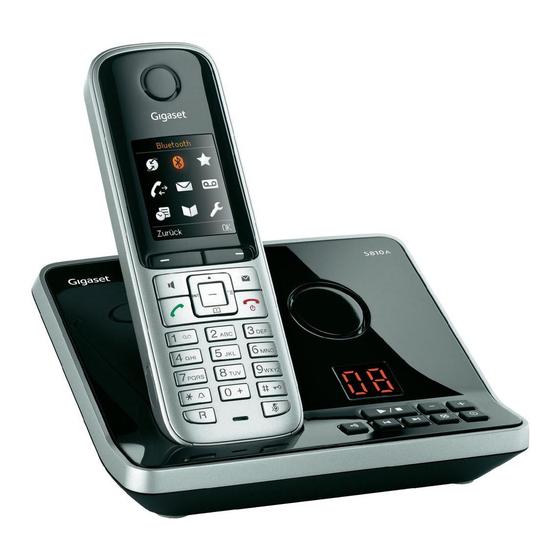 Gigaset S810 Bedienungsanleitung
