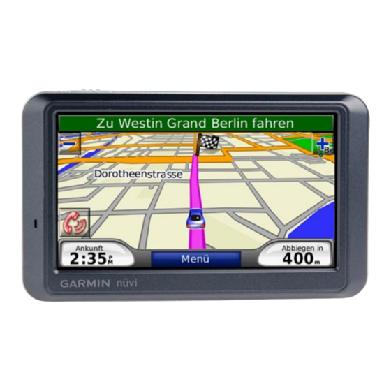 Garmin nuvi 710 Benutzerhandbuch