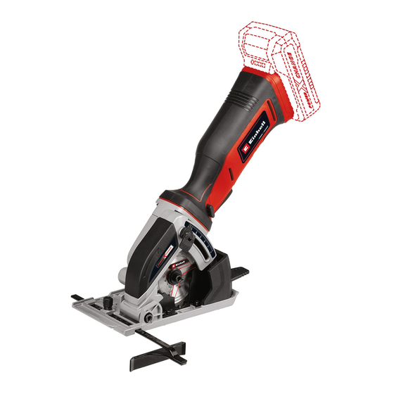 EINHELL TE-CS 18/89 Li Originalbetriebsanleitung