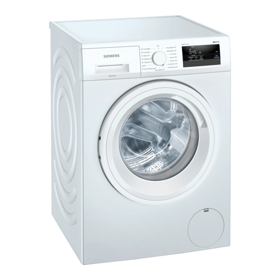 Siemens WM14NKG1 Gebrauchs- Und Montageanleitung