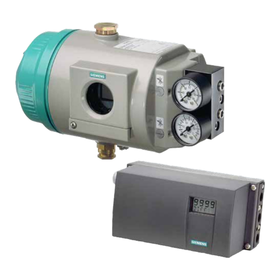 Siemens SIPART PS2 Betriebsanleitung