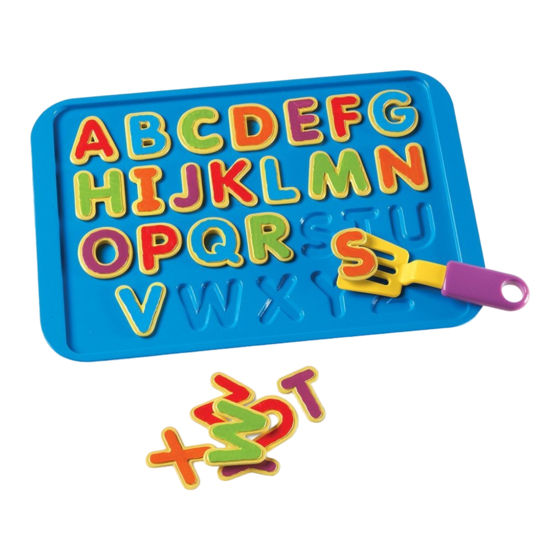 Learning Resources Learning Essentials ABC Cookie Puzzle Spielanleitung