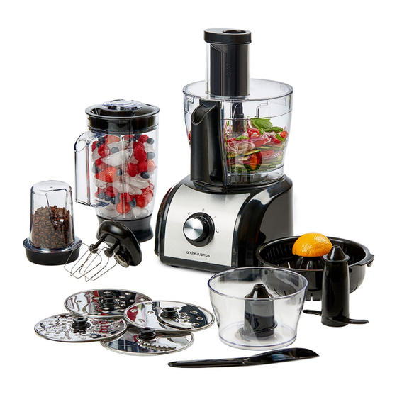 Andrew James Multifunctional Food Processor Gebrauchsanleitung
