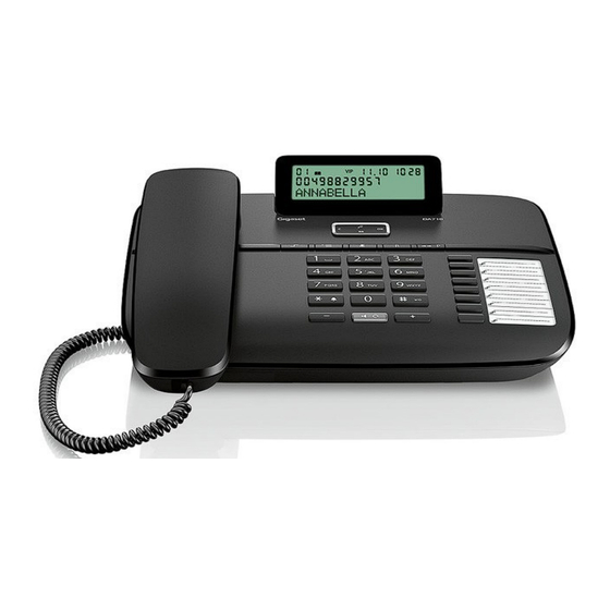 Gigaset DA710 Piezo Bedienungsanleitung